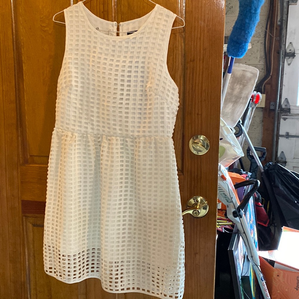 C. Luce White Dress Size Medium NWT